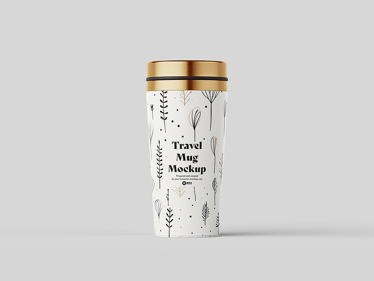 旅行马克杯水杯样机mockup5组插图