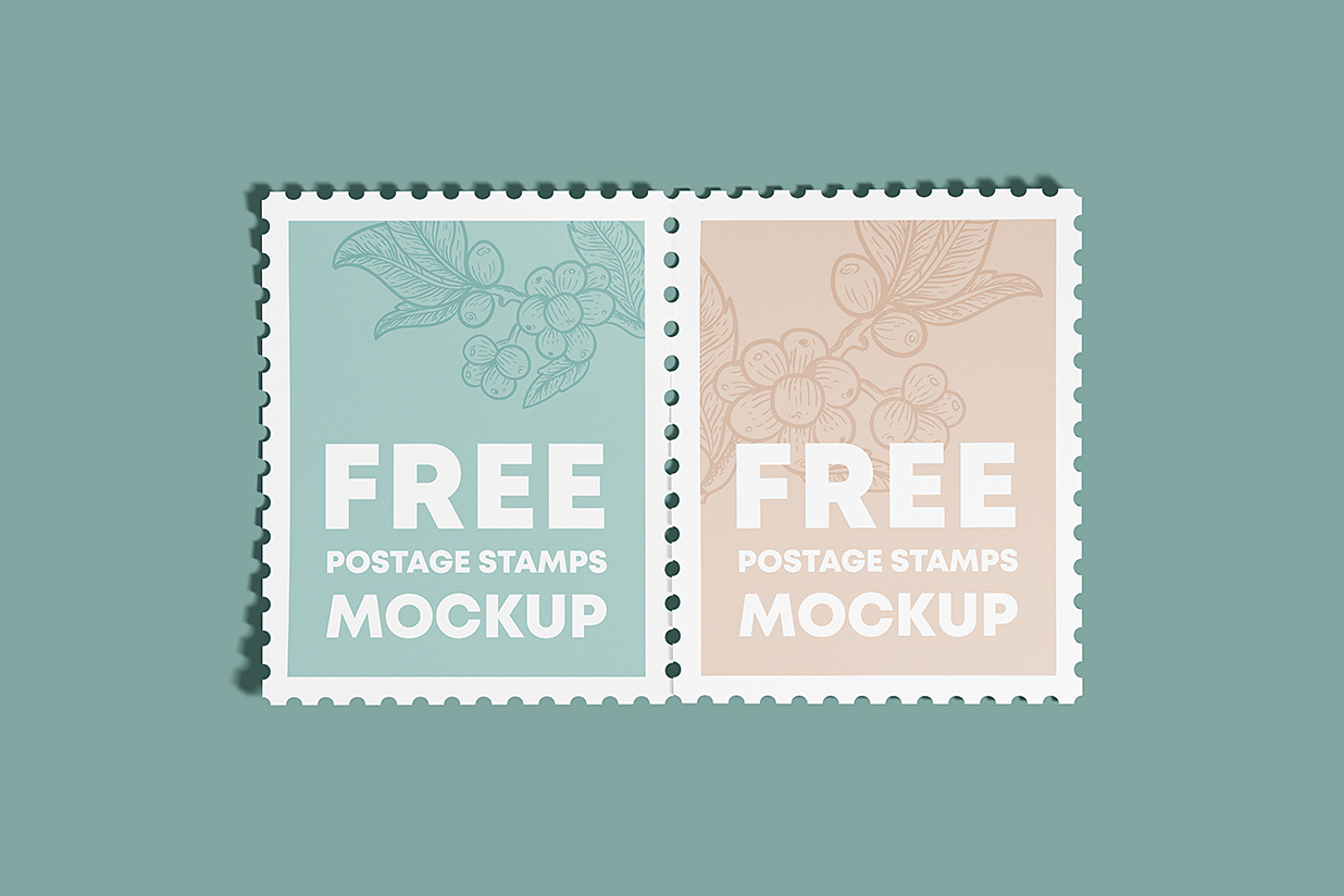 邮票样机mockup3组插图