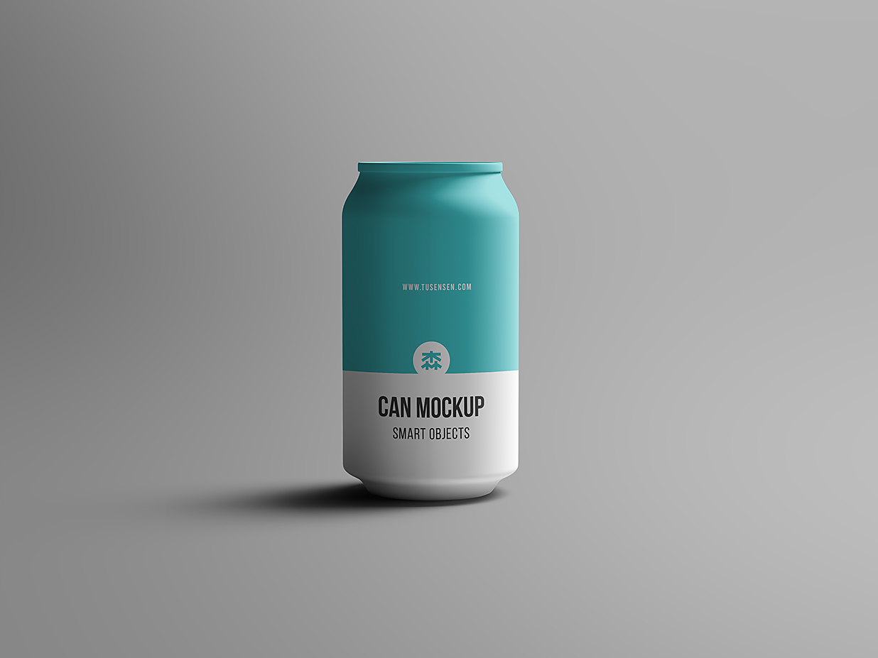易拉罐饮料罐啤酒罐苏打水罐包装样机mockup插图