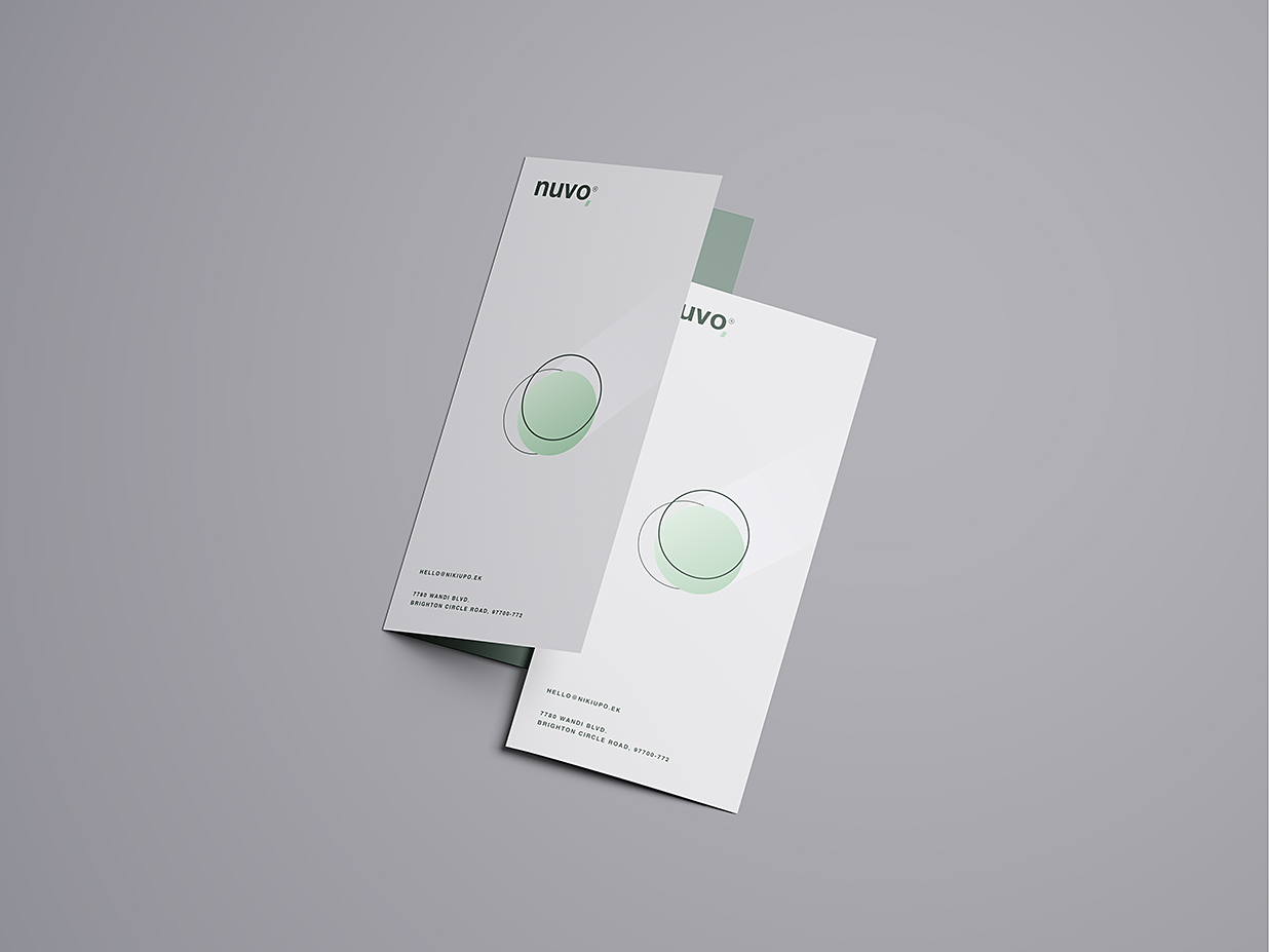 高质感竖版折页三折页样机mockup16组插图10