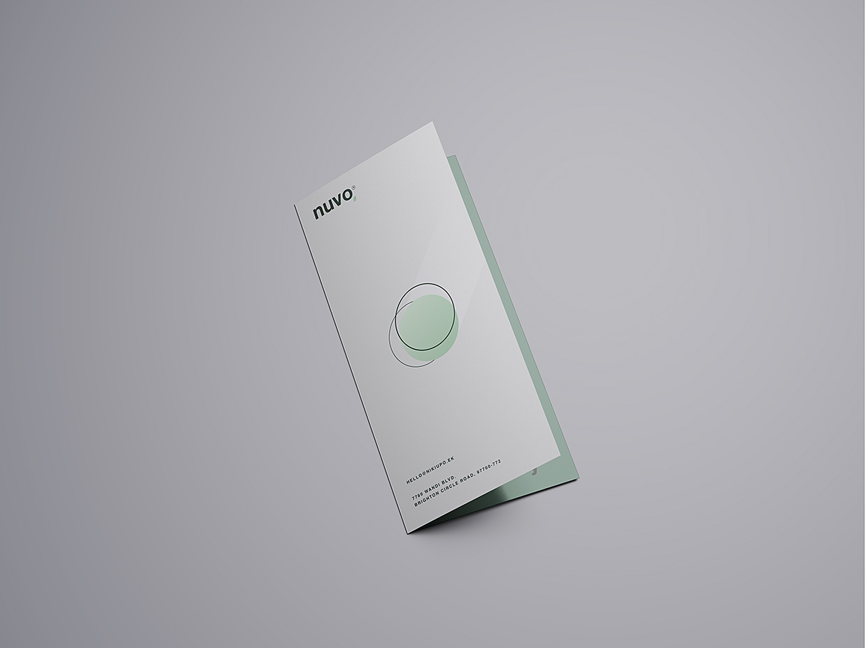 高质感竖版折页三折页样机mockup16组插图11