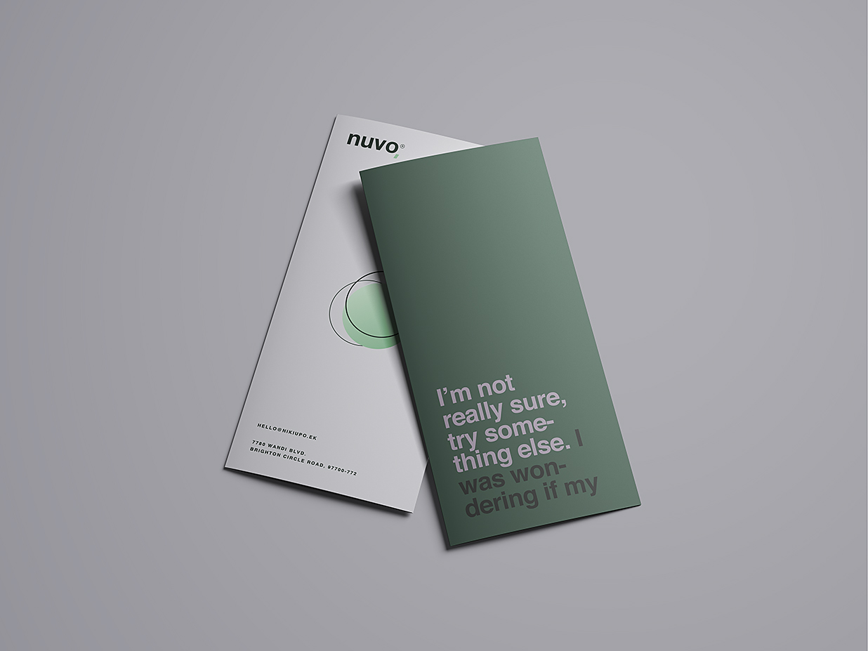 高质感竖版折页三折页样机mockup16组插图13