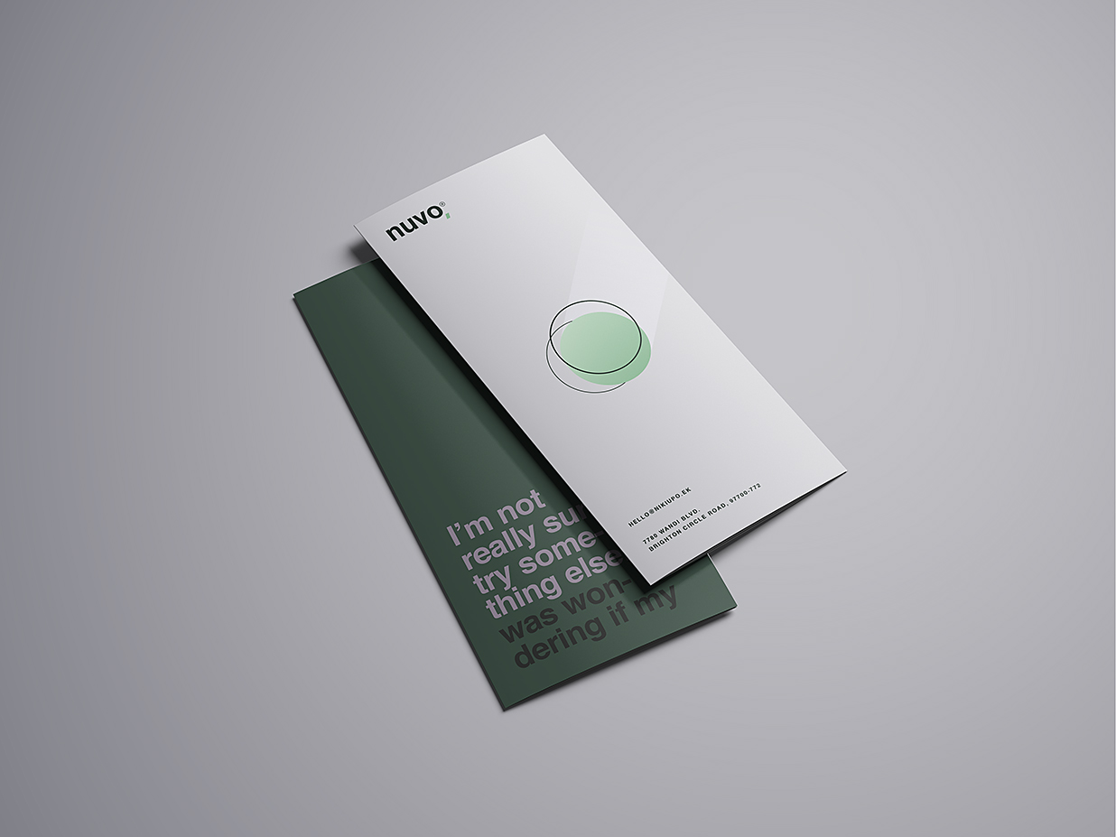 高质感竖版折页三折页样机mockup16组插图14