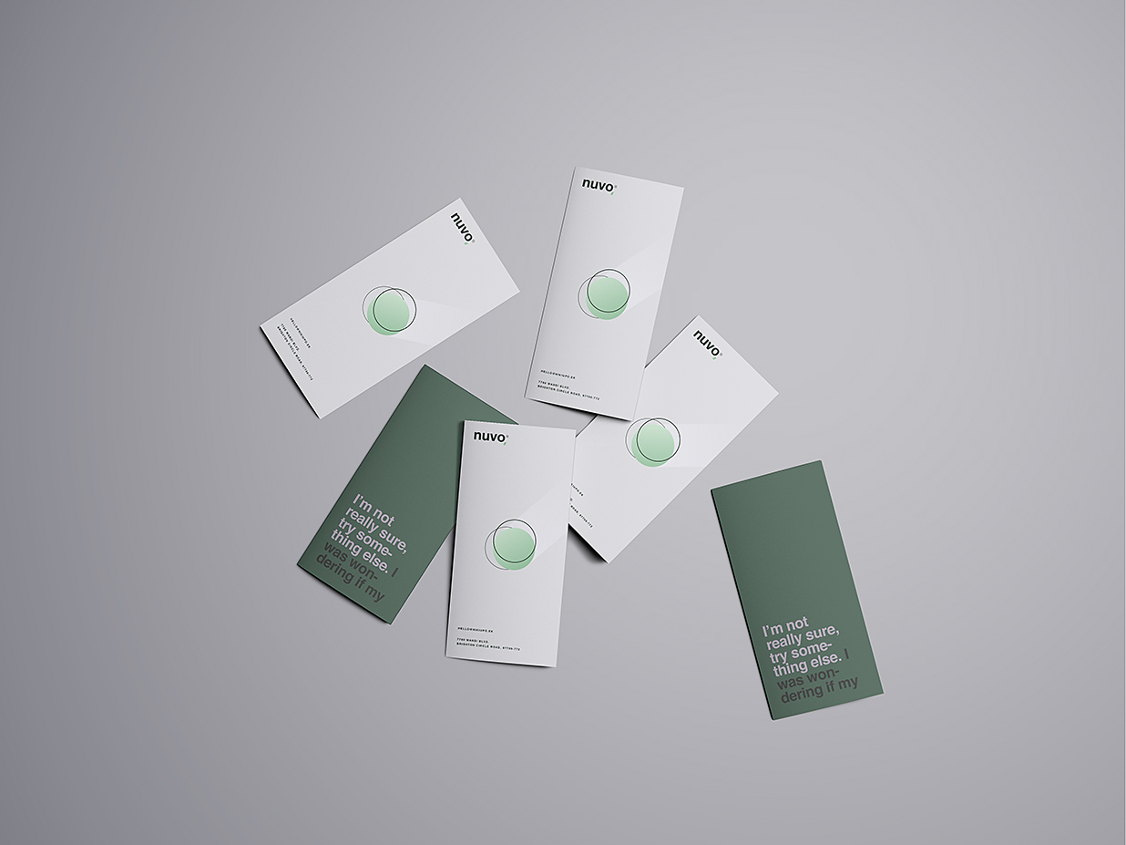 高质感竖版折页三折页样机mockup16组插图15