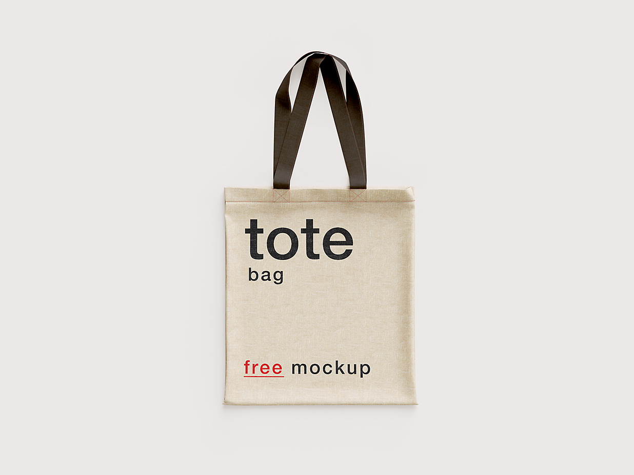 高质感帆布包帆布袋样机mockup5组插图1