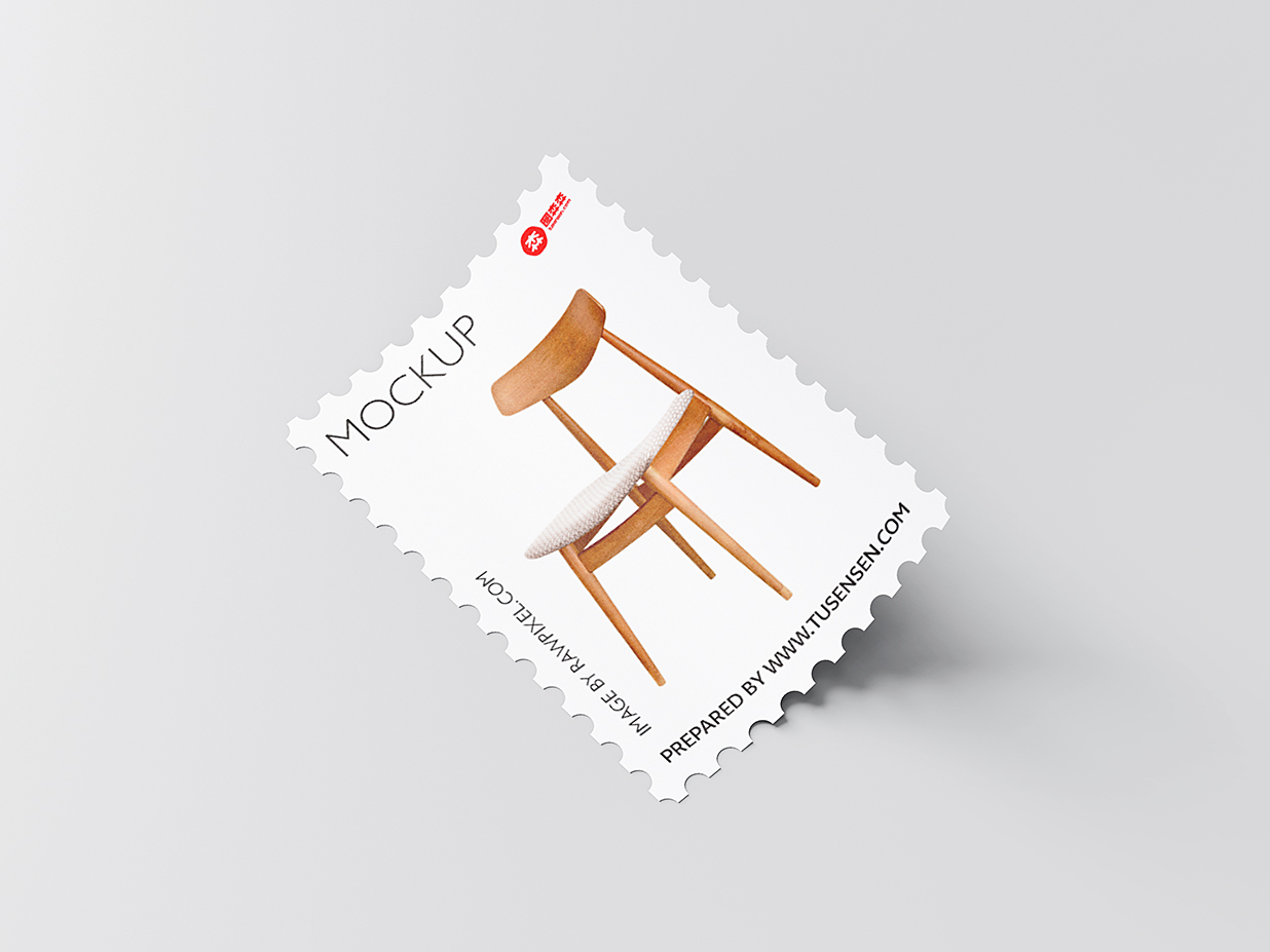 高质感邮票样机mockup5组插图2