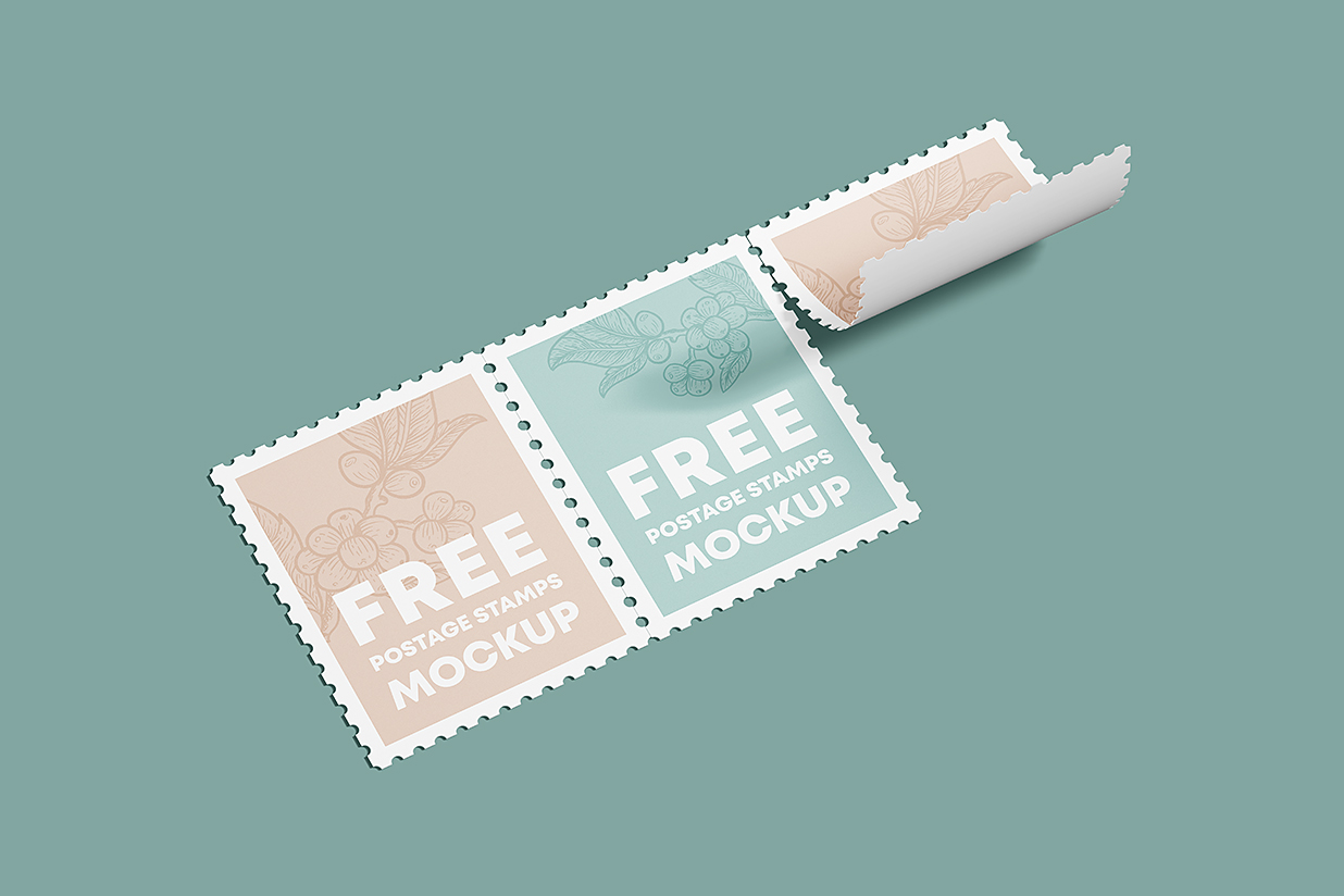 邮票样机mockup3组插图2