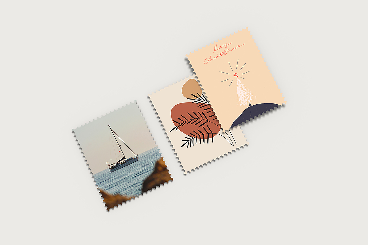 高质感邮票样机mockup8组插图2