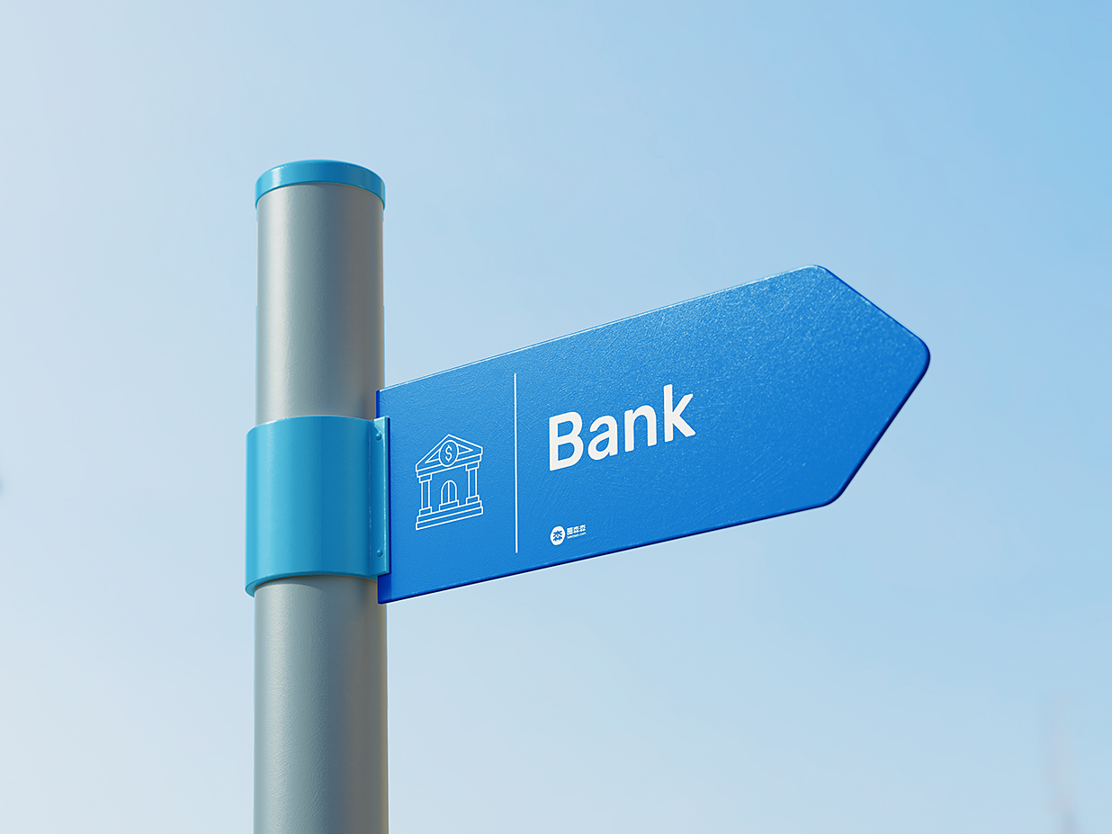 户外多项路牌导视指示牌样机mockup4组插图2