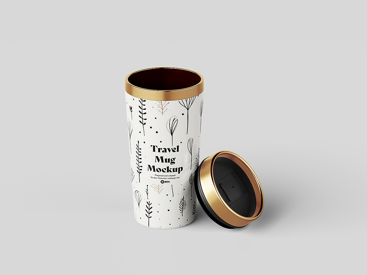 旅行马克杯水杯样机mockup5组插图2