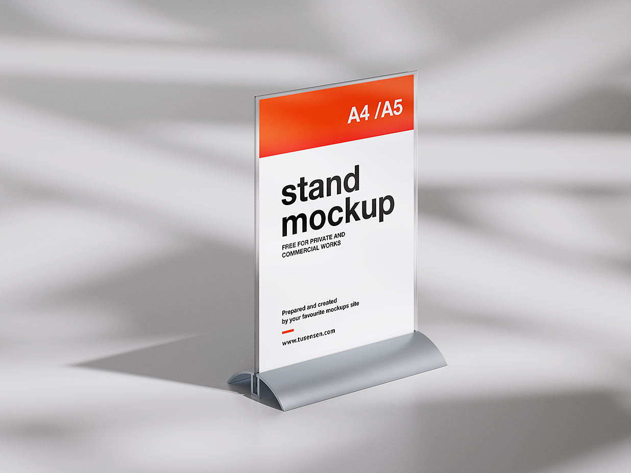 高质感桌牌台卡样机mockup4组插图2