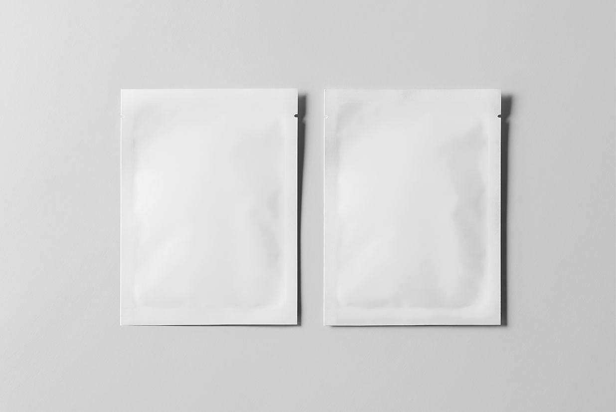 食品袋化妆品袋面膜袋包装样机mockup7组插图2