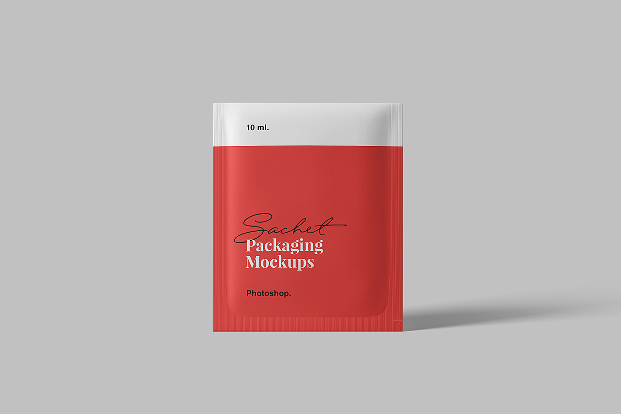食品调料包小袋包装袋样机mockup5组插图3