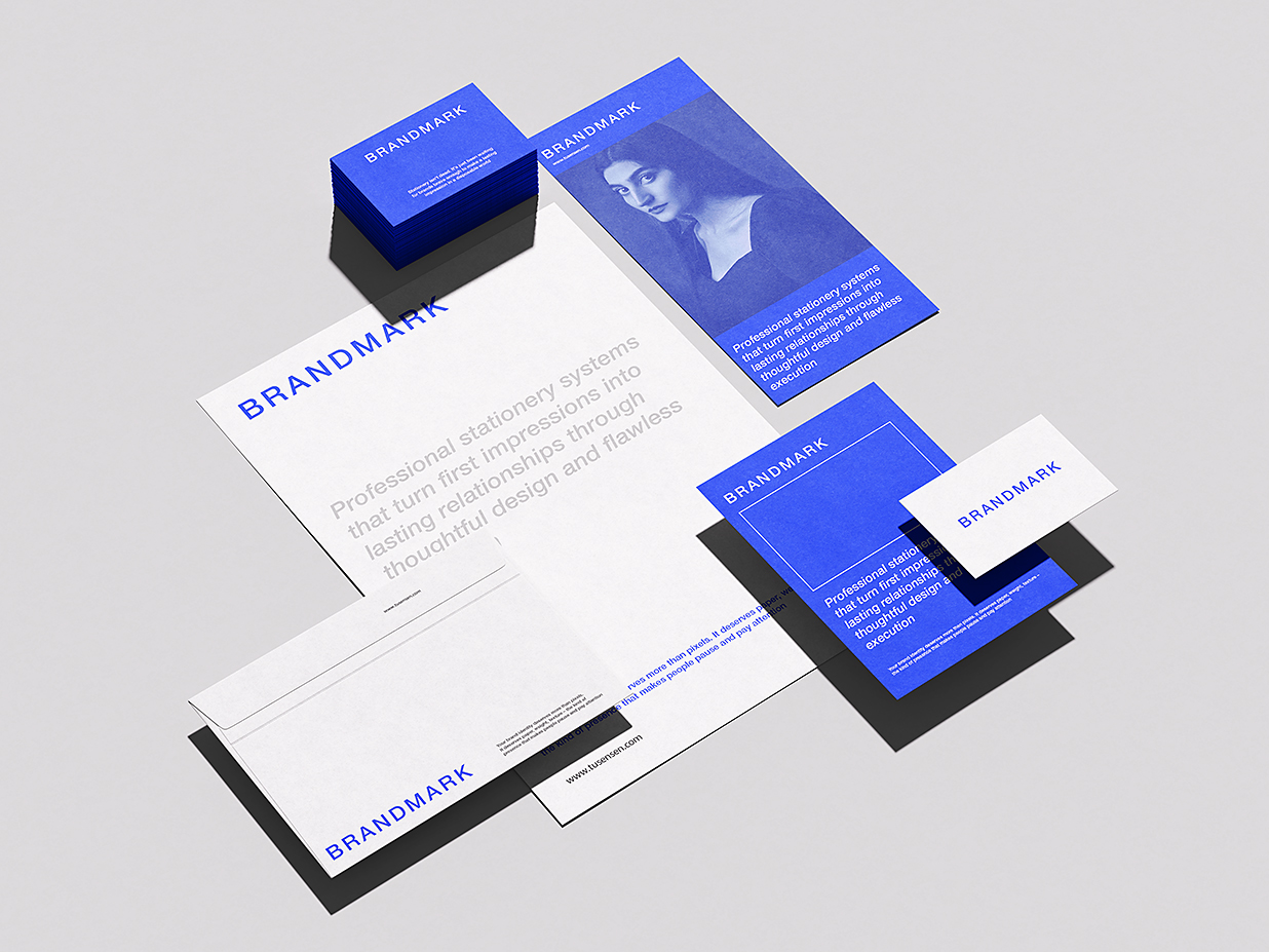 高质感企业商务办公用品文创VI样机mockup5组插图3