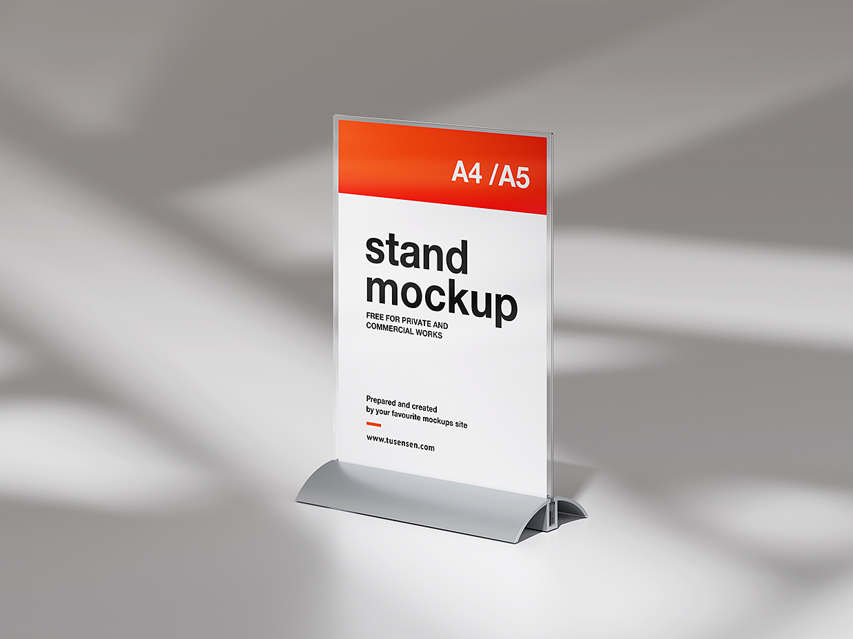 高质感桌牌台卡样机mockup4组插图3
