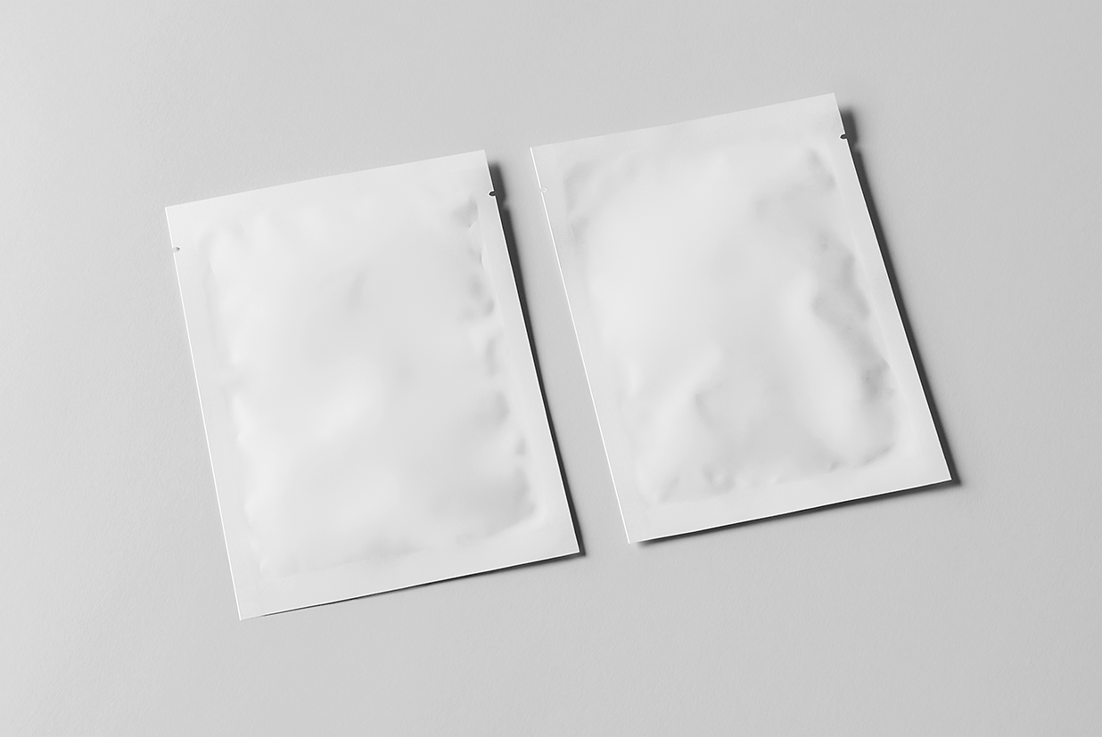食品袋化妆品袋面膜袋包装样机mockup7组插图3