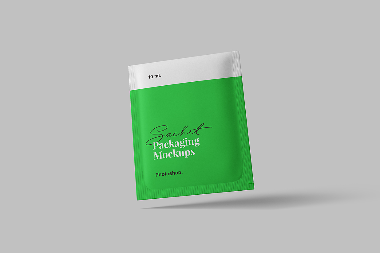 食品调料包小袋包装袋样机mockup5组插图4