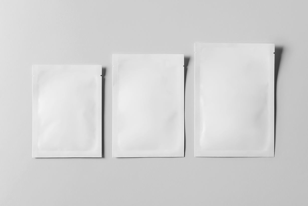 食品袋化妆品袋面膜袋包装样机mockup7组插图4