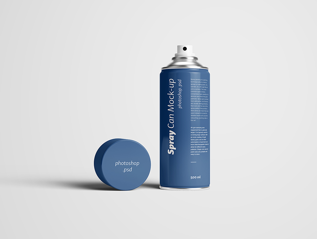 喷雾瓶喷雾罐喷雾剂样机mockup7组插图5