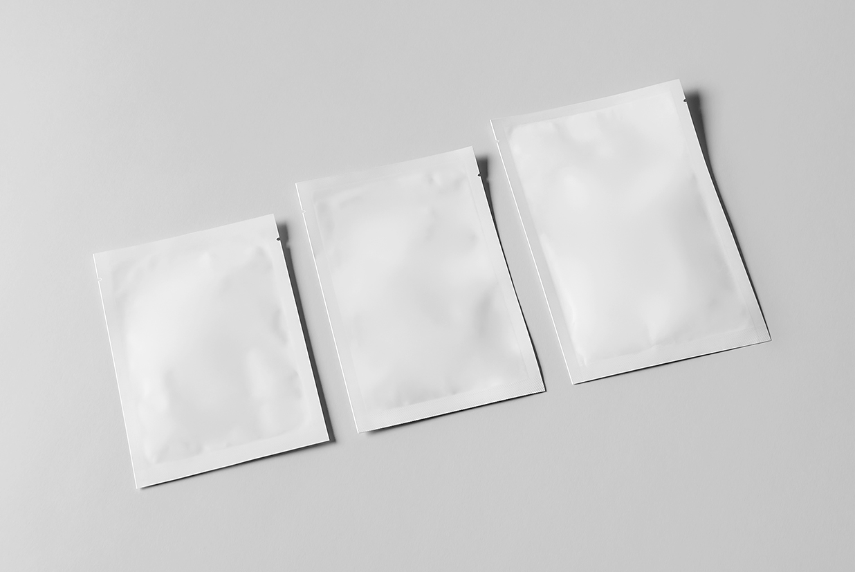 食品袋化妆品袋面膜袋包装样机mockup7组插图5