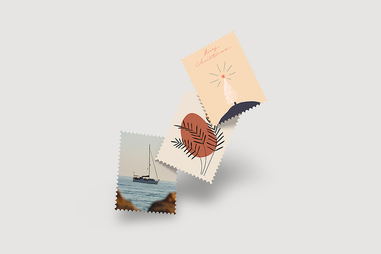 高质感邮票样机mockup8组插图6