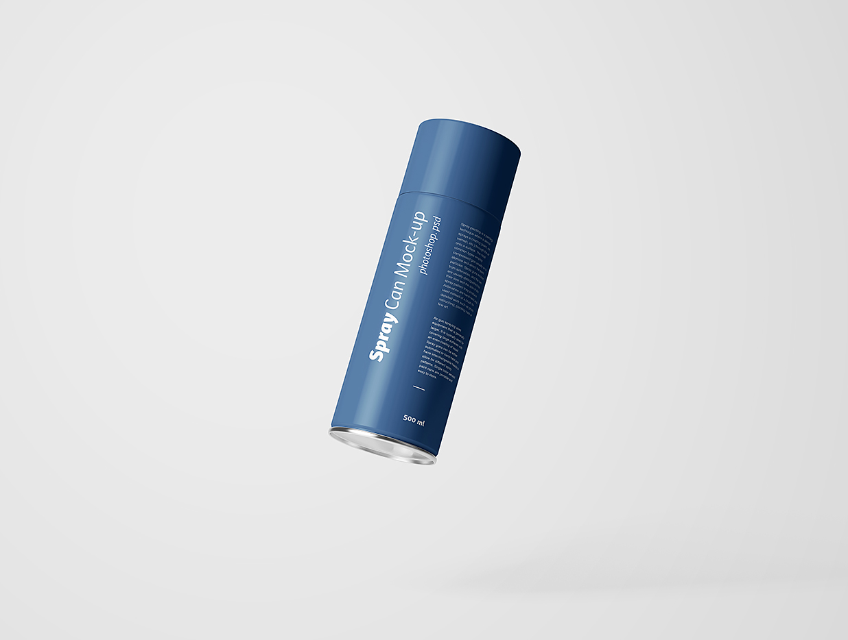 喷雾瓶喷雾罐喷雾剂样机mockup7组插图6