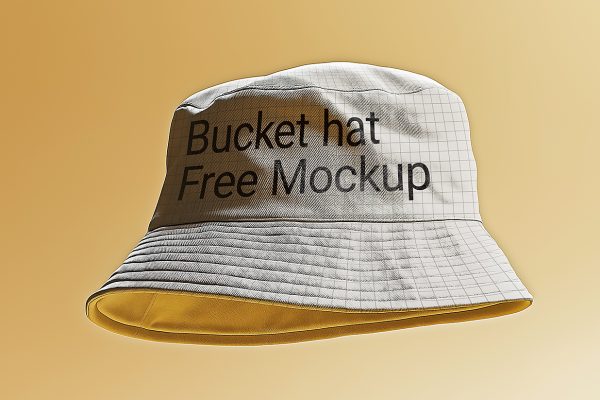 渔夫帽帽子样机mockup