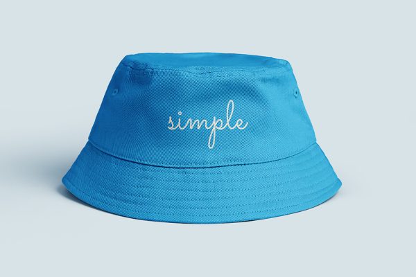渔夫帽帽子样机mockup