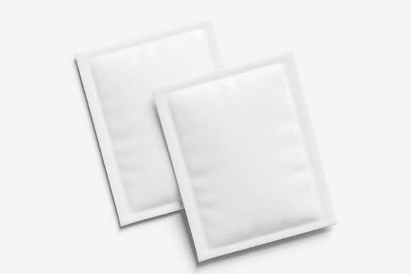 食品袋化妆品袋面膜袋包装样机mockup5组