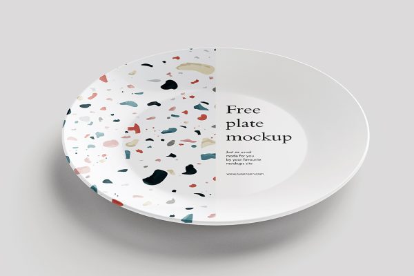 高质感盘子餐盘样机mockup4组
