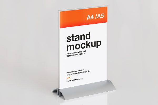高质感桌牌台卡样机mockup4组