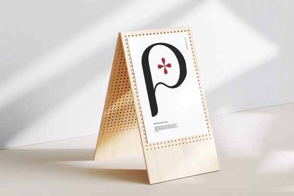 木质桌牌台卡样机mockup5组