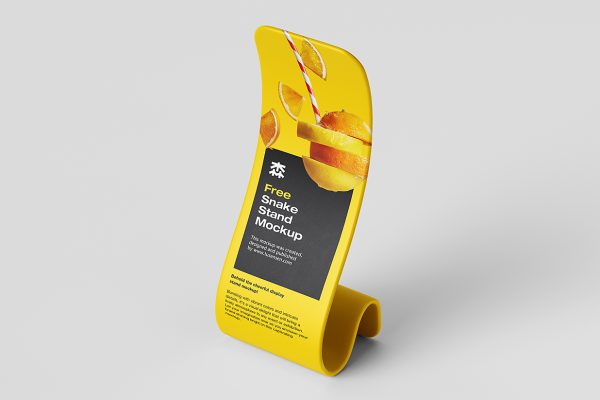 蛇形桌牌台卡样机mockup3组
