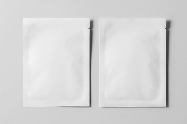食品袋化妆品袋面膜袋包装样机mockup7组