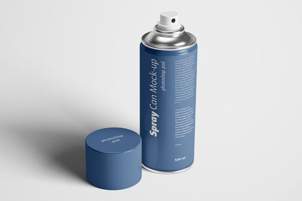 喷雾瓶喷雾罐喷雾剂样机mockup7组