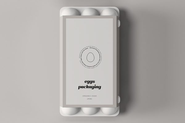 鸡蛋包装盒样机mockup