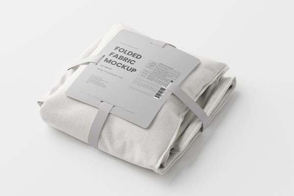 折叠布床单毛毯样机mockup5组