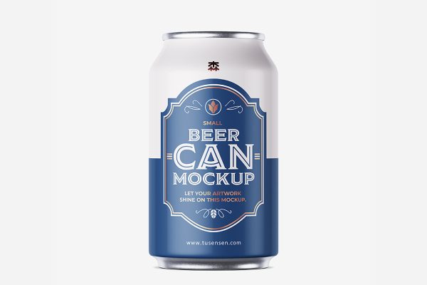 易拉罐饮料罐啤酒罐苏打水罐包装样机mockup3组