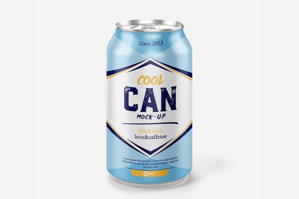 易拉罐饮料罐啤酒罐苏打水罐包装样机mockup2组