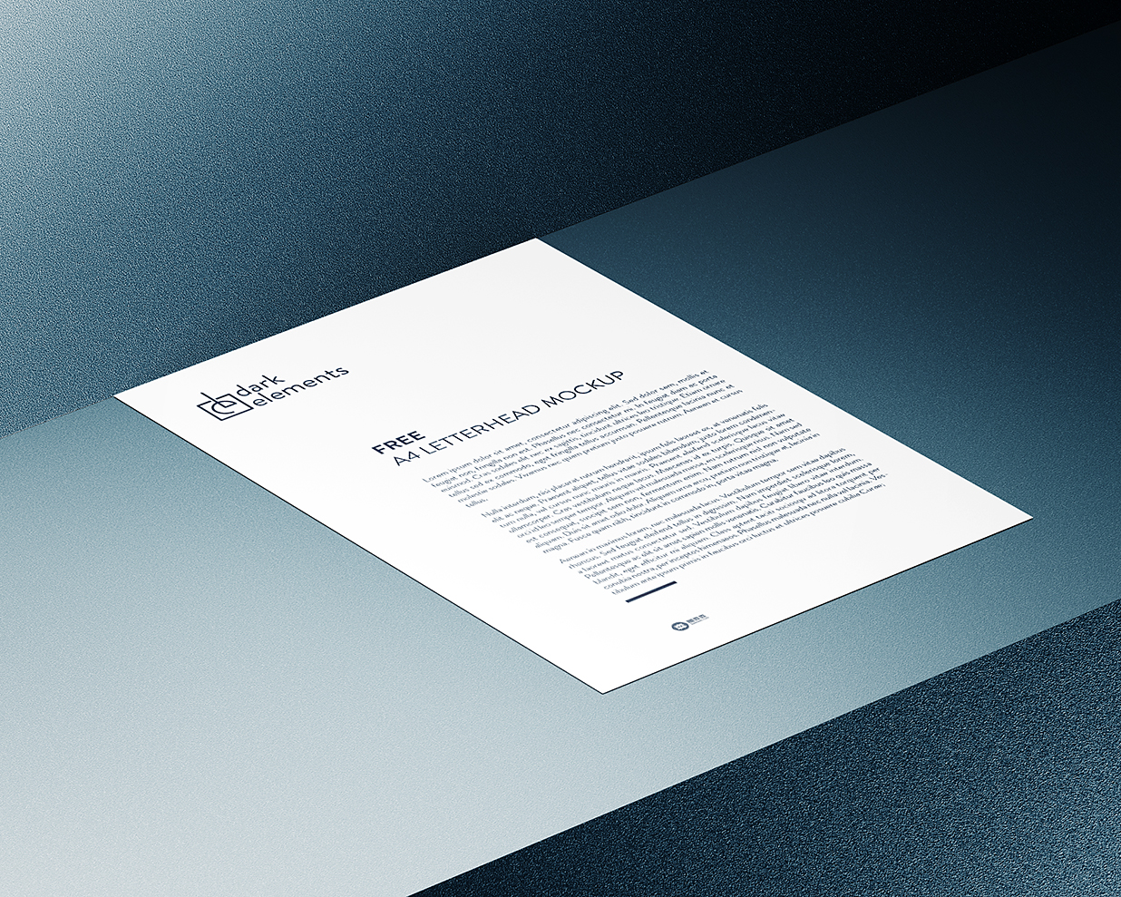 A4 单张宣传单样机mockup2组插图