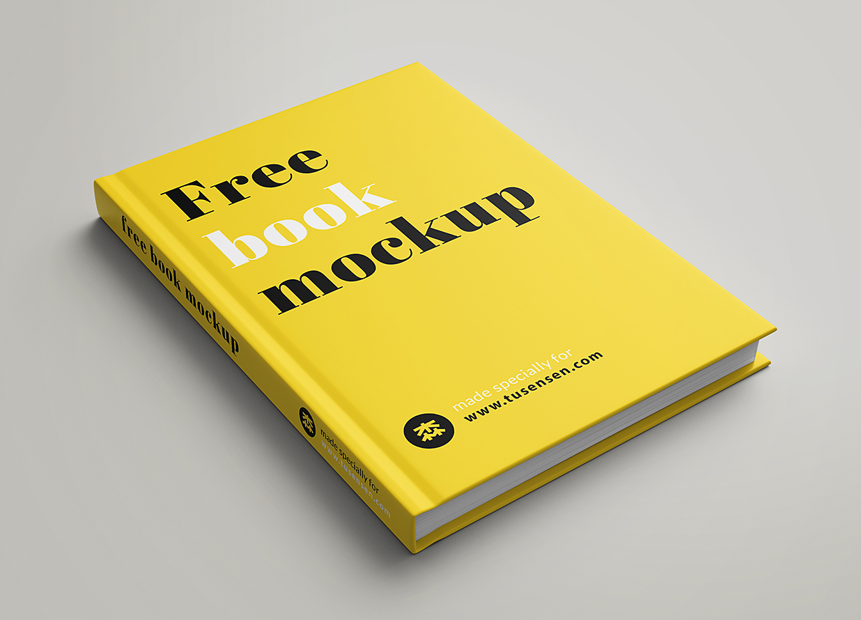 高质感精装书籍样机mockup7组插图