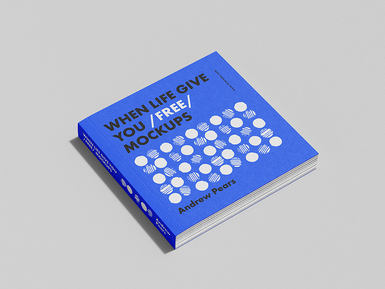 方形软装平装书籍样机mockup7组插图