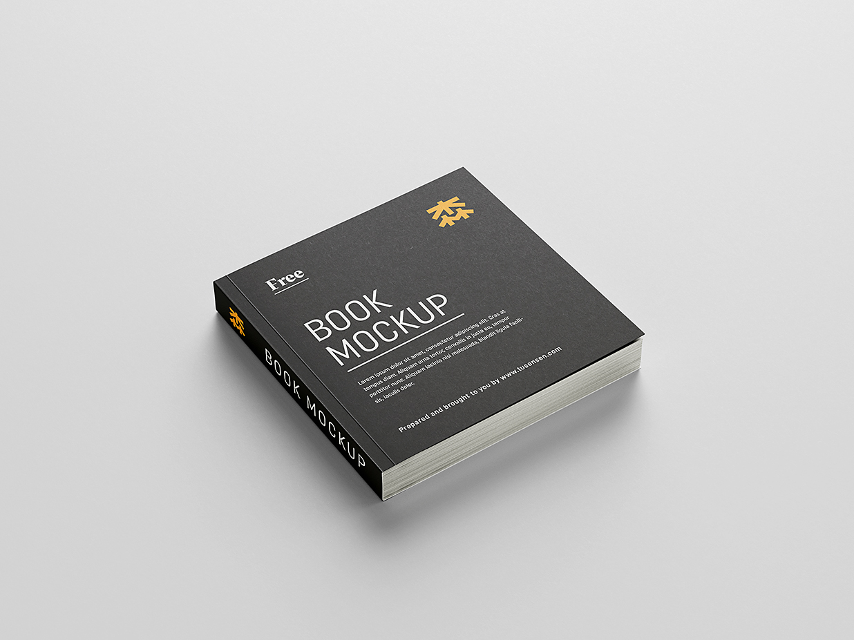 方形软装平装书籍样机mockup8组插图