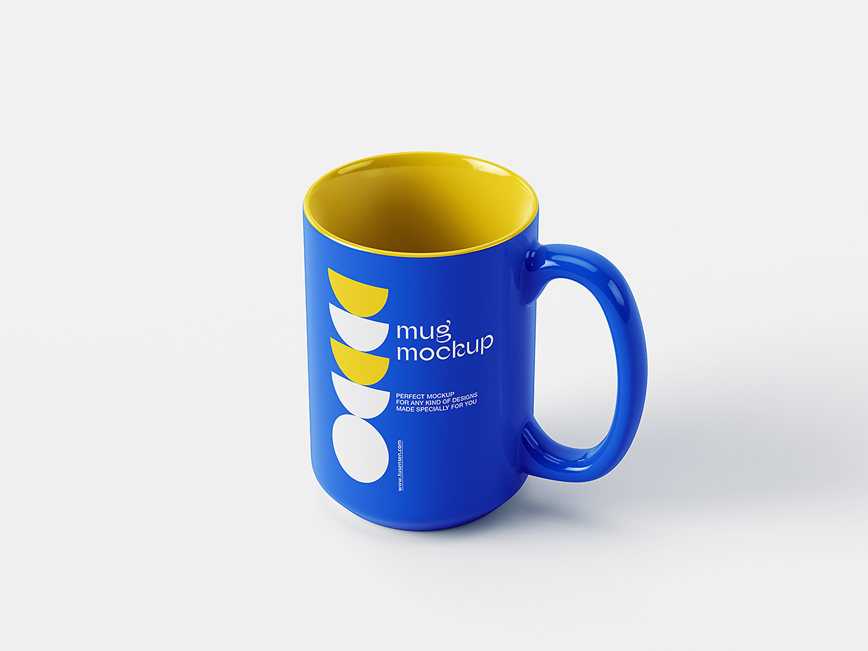 大号马克杯咖啡杯样机mockup4组插图
