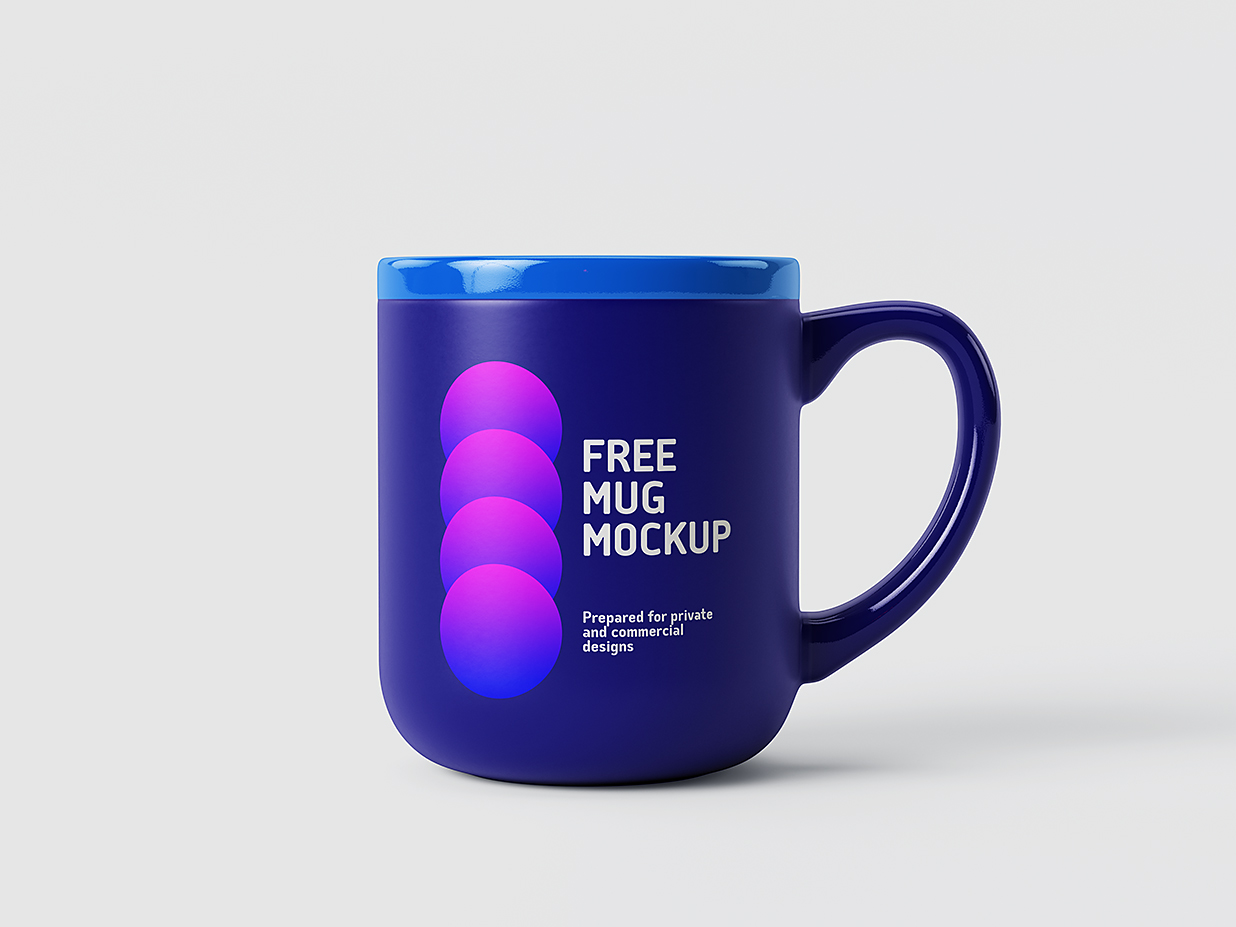 精致的马克杯咖啡杯样机mockup5组插图