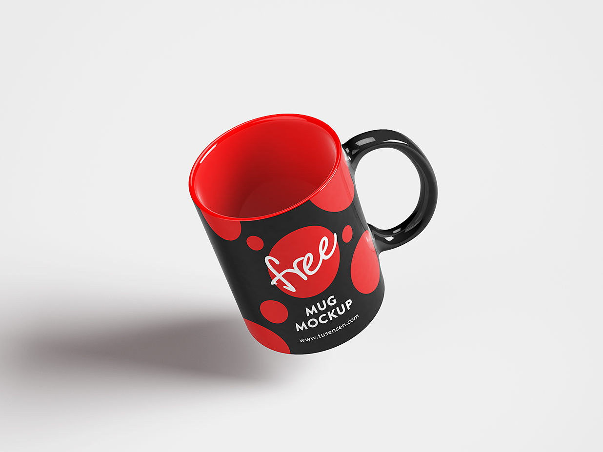 精致的马克杯咖啡杯样机mockup4组插图
