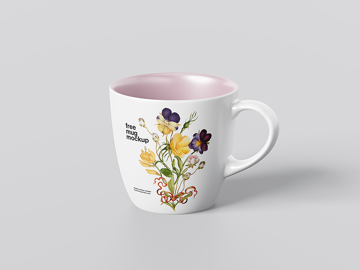 优雅的马克杯咖啡杯样机mockup4组插图