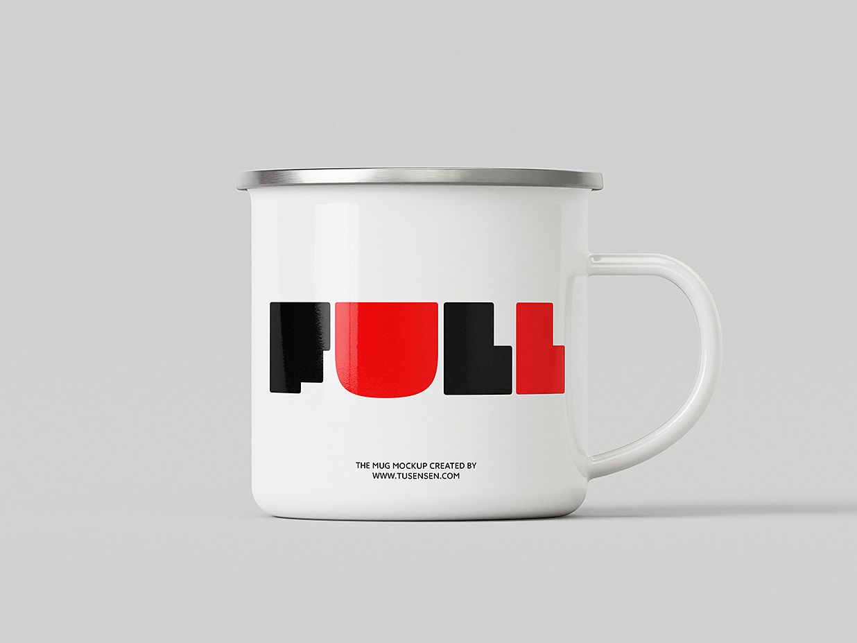 复古马克杯咖啡杯样机mockup5组插图