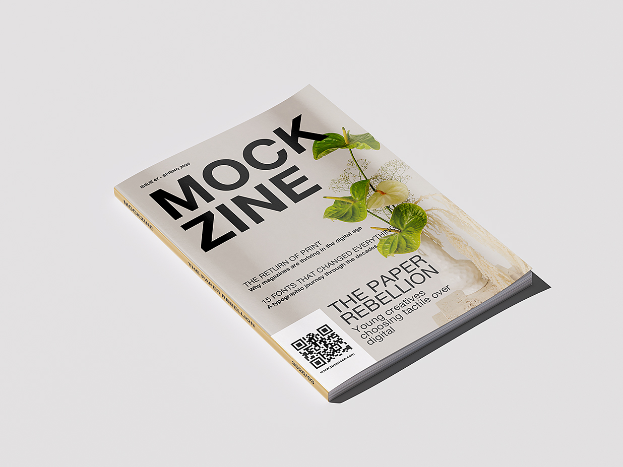 杂志画册样机 mockup8组插图
