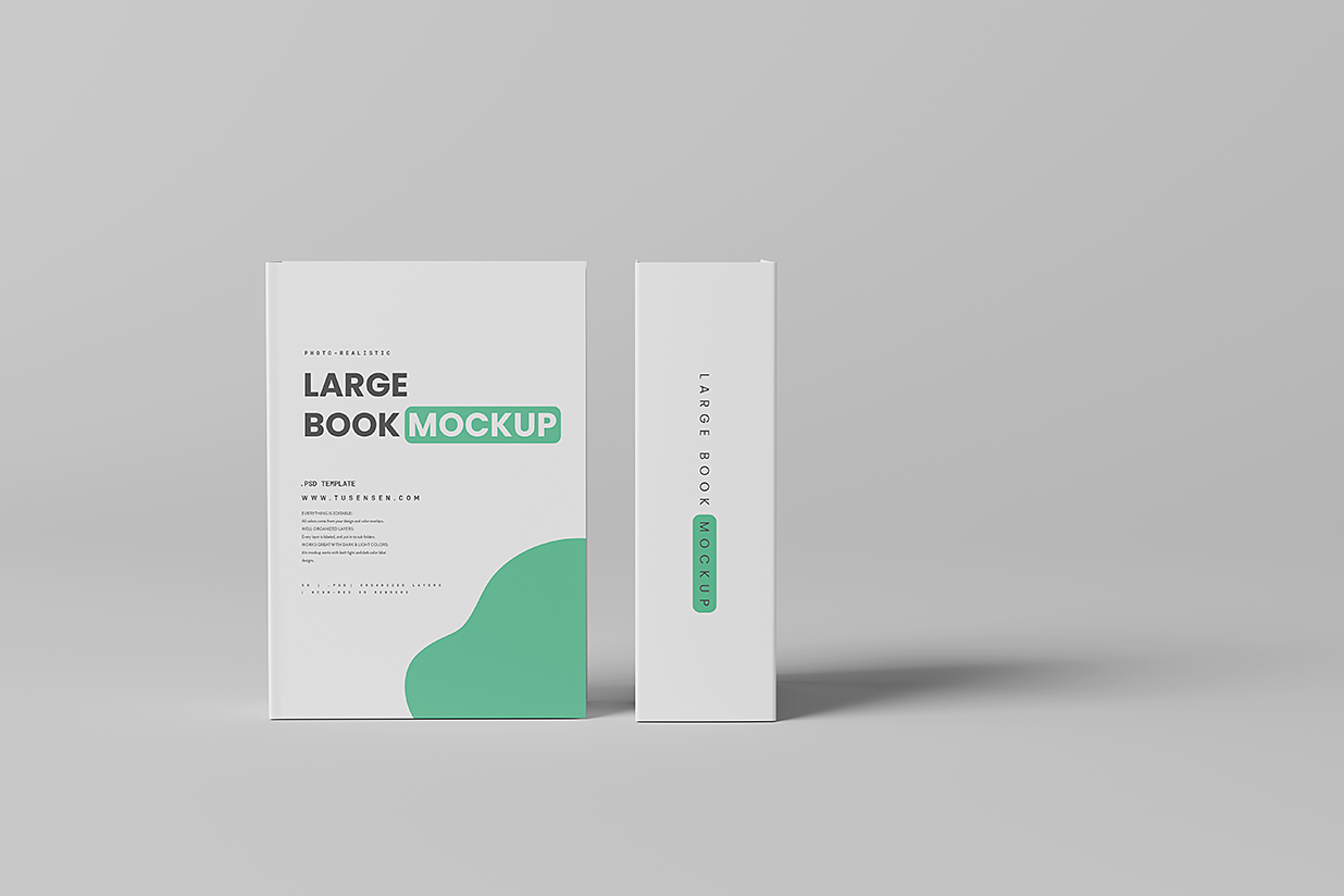 厚重的精装书籍样机mockup15组插图10